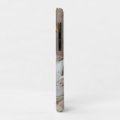 チワワの子犬をティーカップ油絵を描に、 Case-Mate iPhoneケース (裏面/左)