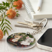 チワワの子犬 キーホルダー (正面右)