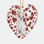 チワワの子犬 セラミックオーナメント (左)