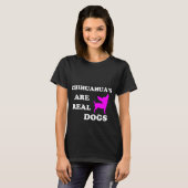 チワワの実在犬Tシャツ Tシャツ (正面フル)