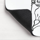 チワワの方がライフが良い マウスパッド (コーナー)