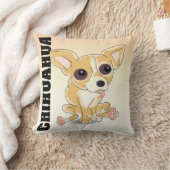 チワワの枕 クッション (ブランケット)