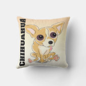 チワワの枕 クッション (裏面)