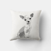 チワワの枕 クッション (裏面)