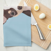 チワワの漫画 キッチンタオル (四つ折り)