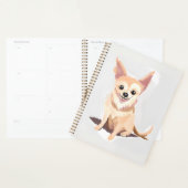 チワワの犬 | かわいい犬 ペット パピー 水彩画 プランナー手帳 (ディスプレー)