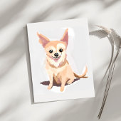 チワワの犬 | かわいい犬 ペット 子犬 水彩カード