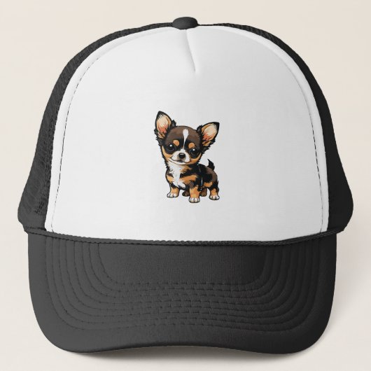 チワワの犬 キャップ (正面)