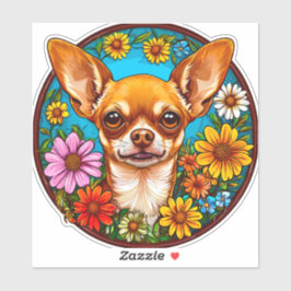 チワワの犬 シール