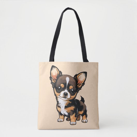チワワの犬 トートバッグ (正面)