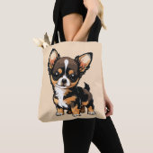 チワワの犬 トートバッグ (クローズアップ)