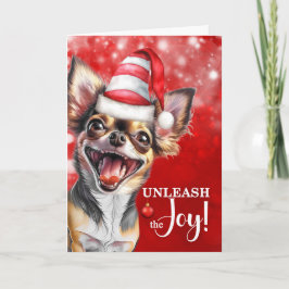 チワワの犬 喜びを解き放て クリスマス