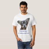 チワワの犬Tシャツ Tシャツ (正面フル)