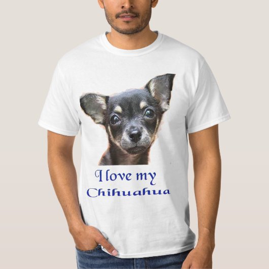 チワワの犬Tシャツ Tシャツ (正面)