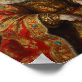 チワワの王室肖像 ポスター (角)