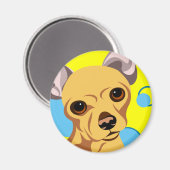 チワワの磁石 マグネット (正面/裏面)