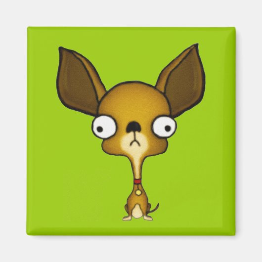 チワワの磁石 マグネット (正面)