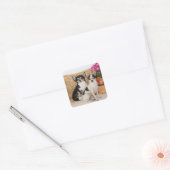 チワワの秋 スクエアシール (封筒)