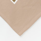 チワワの紋章付き外衣 フリースブランケット (角)