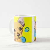 チワワの肖像画 コーヒーマグカップ (正面左)