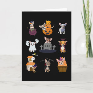 チワワの衣装 ハロウィンTシャツ かわいいハロウィン カード