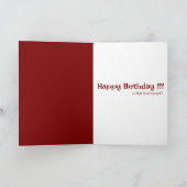 チワワの誕生日カード カード (内部)