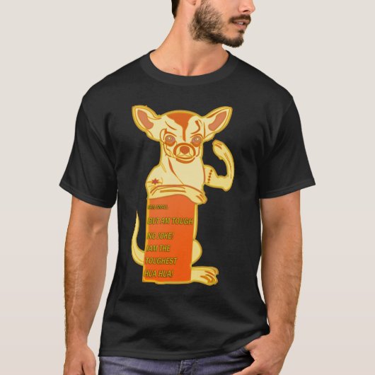 チワワの進化最も適当で小さく純粋な品種 Tシャツ (正面)