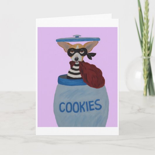 チワワのCookie泥棒 カード (正面)