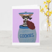 チワワのCookie泥棒 カード (黄色い花)
