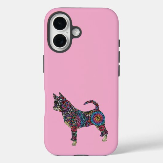 チワワのiPhone 16ケース Case-Mate iPhoneケース (裏面)