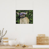 チワワはゴーグルを付けて ポスター (キッチン)