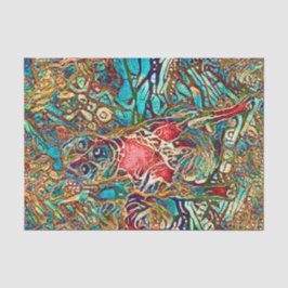 チワワアートドッグカラフルポートレート 薄葉紙