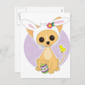 チワワイースター シーズンポストカード (正面/裏面)