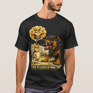 チワワサイズは精神状態 面白い犬 Tシャツ