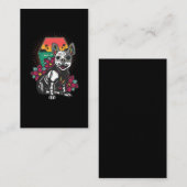 チワワシュガースカルメキシコ犬 名刺 (正面/裏面)