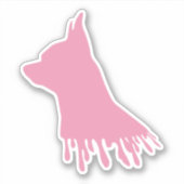 チワワステッカー シール (正面)