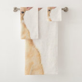 チワワズ絵画キュートオリジナルドッグアート バスタオルセット (インサイチュ)