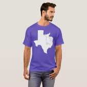 チワワテキサス州レスキュー犬TX Tシャツ (正面フル)