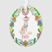 チワワドッグクリスマス オーナメント (正面)