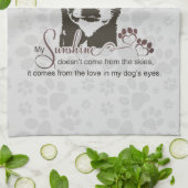 チワワドッグマイサンシャイングレータオル キッチンタオル (折り畳み)