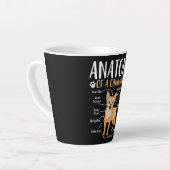 チワワドッグ解剖学 カフェラテマグ (左アングル)