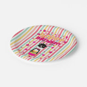 チワワハッピーバースデー紙プレート ペーパープレート (アングル)