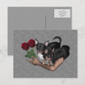 チワワバラはがき ポストカード (正面/裏面)