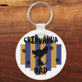 チワワパパキーチェーン キーホルダー (正面)