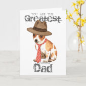 チワワパパ カード (黄色い花)