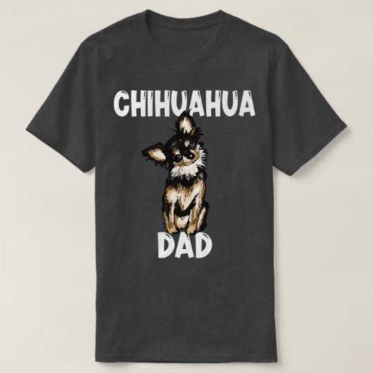 チワワパパ Tシャツ (デザイン正面)