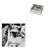 チワワパーソナライズされたー ラバースタンプ (押印)