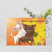 チワワパーティの招待状 招待状 (スタンド正面)