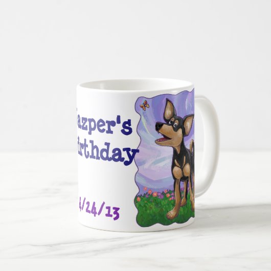 チワワパーティーセンター コーヒーマグカップ (正面右)