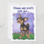 チワワパーティーセンター 招待状 (正面)